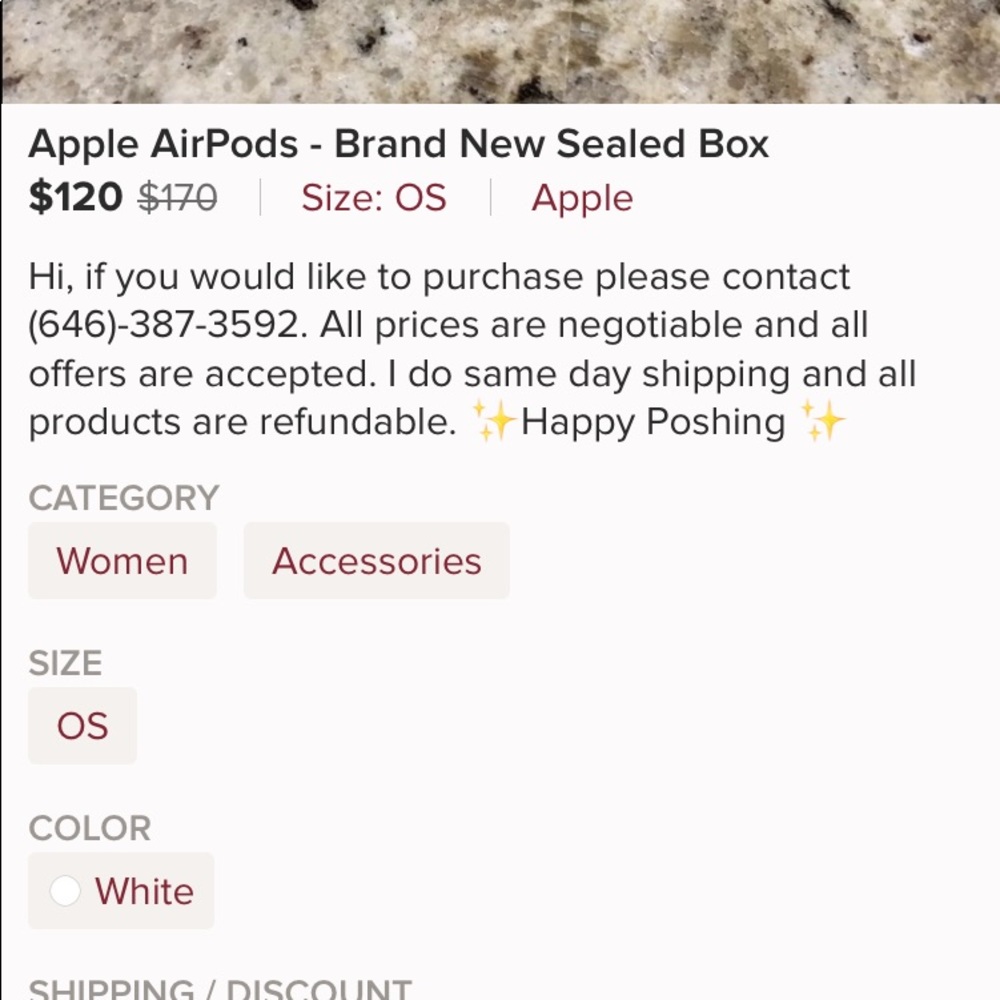 Apple AirPods scams please read!!